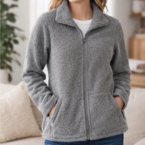 Cozy Gray Fleece REI Jacket
